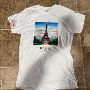 Gildan White Graphic Tee